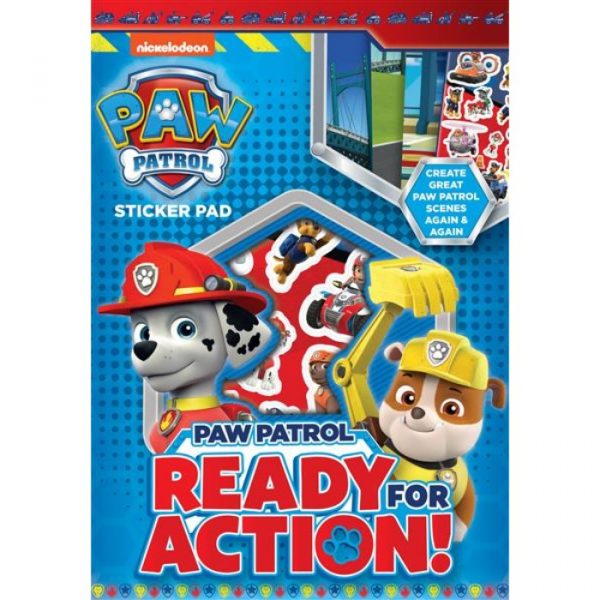 Paw Patrol Sticker Set with Backgrounds
